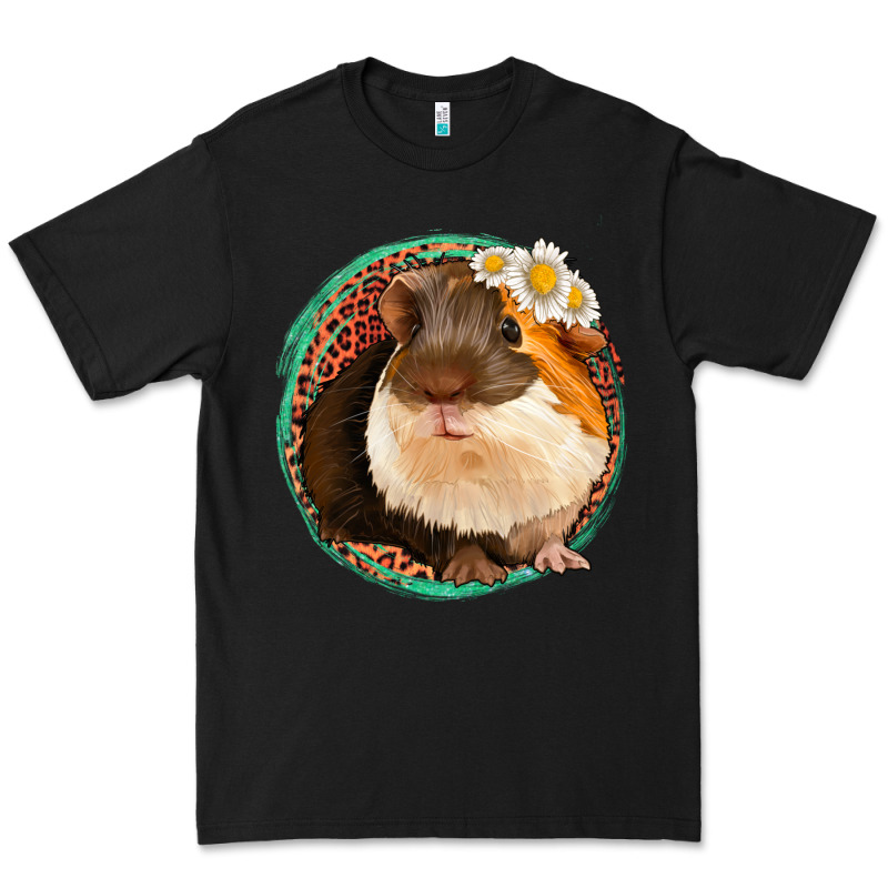 Floral Leopard Guinea Pigs Premium Tee by Jasminsmagicworld | Teevron