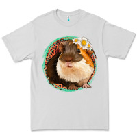 Dove Grey floral leopard guinea pigs Premium Tee - Jasminsmagicworld