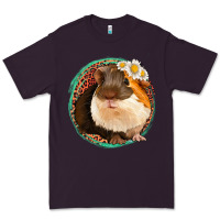 Plum floral leopard guinea pigs Premium Tee - Jasminsmagicworld