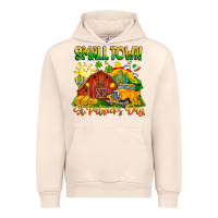 Sandshell Small Town St Patrick's Day Urban Hoodie - CowhideDigitalArt