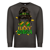 Smoke lucky mama St. Patricks Day Premium Sweatshirt - FaDigitalArtStudio