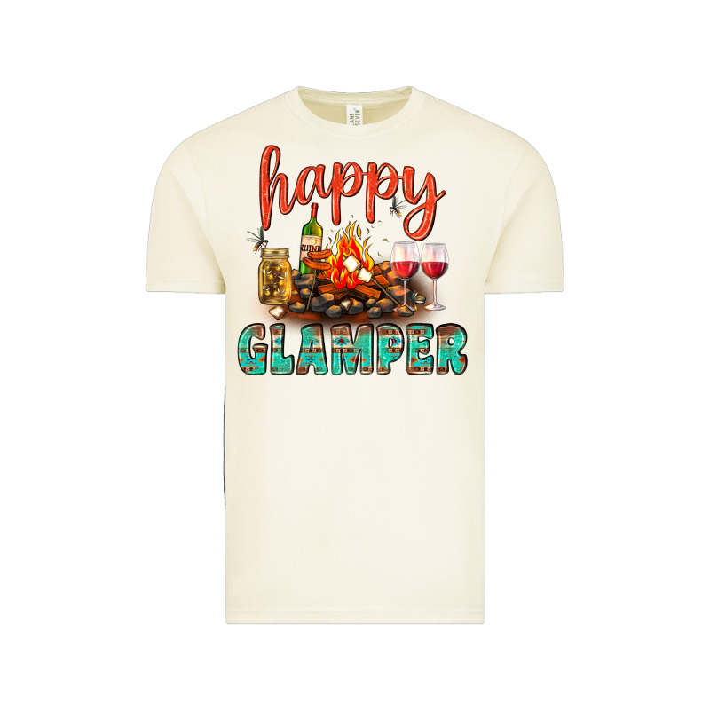 Happy Glamper Camp Vintage Tee by BundleAndBundleShop | Teevron