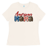 Bone Western American Mama Ladies Tee - LillyAllenDesigns