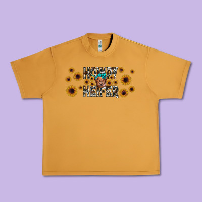 Howdy Heifer Urban Heavy Tee Designed By Jahusdesignshop