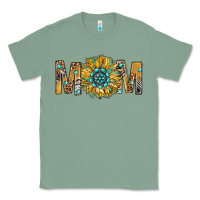 Sage Western Mom With Gemstone And Sunflower Classic Tee - BundleAndBundleShop