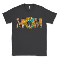 Smoke Western Mom With Gemstone And Sunflower Classic Tee - BundleAndBundleShop