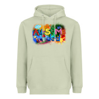 Matcha Au-some dad Autism Heavyweight Hoodie - FaDigitalArtStudio