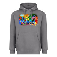 Storm Au-some dad Autism Heavyweight Hoodie - FaDigitalArtStudio