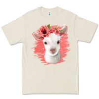 Bone floral baby goat Premium Tee - Jasminsmagicworld