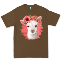 Cacao floral baby goat Premium Tee - Jasminsmagicworld