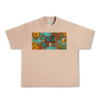 Burro give thanks license plate Urban Heavy Tee - BundleAndBundleShop