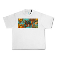 Give Thanks License Plate Urban Heavy Tee | Teevron