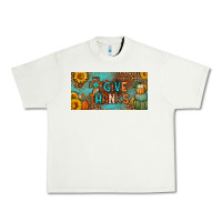 Pistachio give thanks license plate Urban Heavy Tee - BundleAndBundleShop