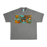 Tornado give thanks license plate Urban Heavy Tee - BundleAndBundleShop