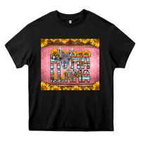 Black mama llama sunflowers Heavy Core Tee - LillyAllenDesigns