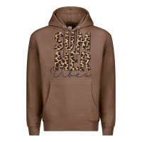 Chestnut summer vibes leopard Premium Hoodie - CowCowDesign
