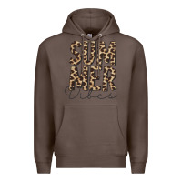 Coffee summer vibes leopard Premium Hoodie - CowCowDesign