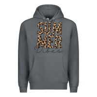 Rock summer vibes leopard Premium Hoodie - CowCowDesign