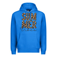 True Royal summer vibes leopard Premium Hoodie - CowCowDesign