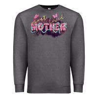 Charcoal Heather Most loved mother Mother's Day Premium Sweatshirt - FaDigitalArtStudio