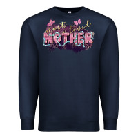 Navy Most loved mother Mother's Day Premium Sweatshirt - FaDigitalArtStudio