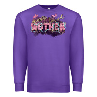Purple Most loved mother Mother's Day Premium Sweatshirt - FaDigitalArtStudio