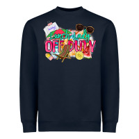Navy Lunch lady off duty Heavyweight Sweatshirt - NancyCooperArtShop