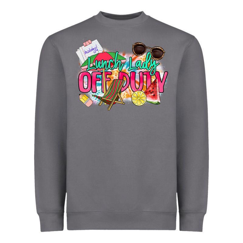 Lunch Lady Off Duty Heavyweight Sweatshirt by NancyCooperArtShop | Teevron