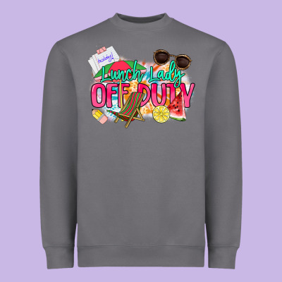 Lunch Lady Off Duty Heavyweight Sweatshirt Designed By Nancycooperartshop