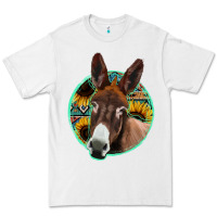 White aztec backsground donkey Premium Tee - Jasminsmagicworld