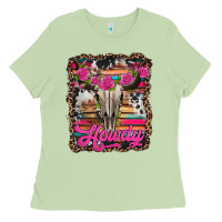 Matcha howdy valentine's day bull skull Ladies Tee - Jasminsmagicworld
