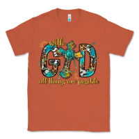 Copper With God All Things Are Possible With Cross Classic Tee - BundleAndBundleShop