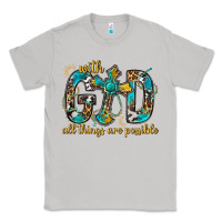 Moon Dust With God All Things Are Possible With Cross Classic Tee - BundleAndBundleShop