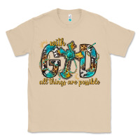 Mushroom With God All Things Are Possible With Cross Classic Tee - BundleAndBundleShop