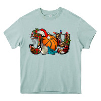 Arona joy with basketball and santa's hat Heavy Core Tee - AdoDesignShop