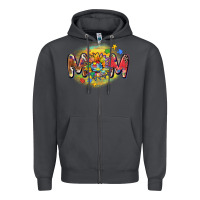 Smoke autism mom Zipper Hoodie - CowGirlArtShop