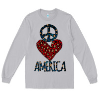 Moon Dust Peace Love America Long Sleeve Tee - Bettercallsaul