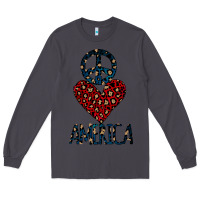 Smoke Peace Love America Long Sleeve Tee - Bettercallsaul
