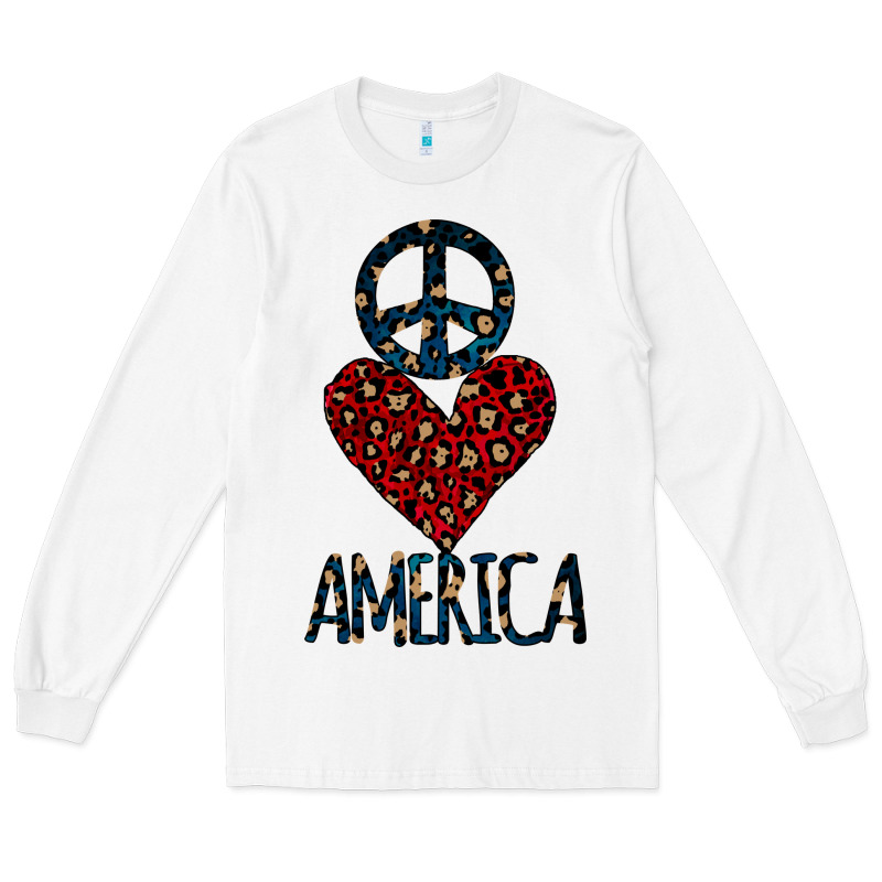 Peace Love America Long Sleeve Tee by Bettercallsaul | Teevron