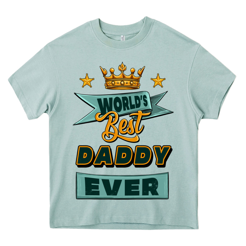 World's Best Daddy Ever Heavy Core Tee by Jasminsmagicworld | Teevron