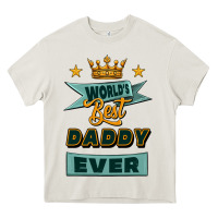 Cream world's best daddy ever Heavy Core Tee - Jasminsmagicworld