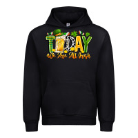 Black today we are all irish Urban Hoodie - CowhideDigitalArt
