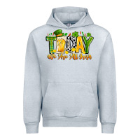 Heather Grey today we are all irish Urban Hoodie - CowhideDigitalArt