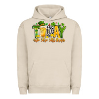 Pigment French Oak today we are all irish Urban Hoodie - CowhideDigitalArt
