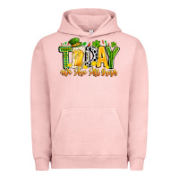 Pigment Salmon today we are all irish Urban Hoodie - CowhideDigitalArt