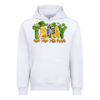 White today we are all irish Urban Hoodie - CowhideDigitalArt