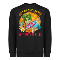 Black Ain't no cure for the summertime blues Heavyweight Sweatshirt - NancyCooperArtShop