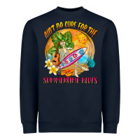 Navy Ain't no cure for the summertime blues Heavyweight Sweatshirt - NancyCooperArtShop