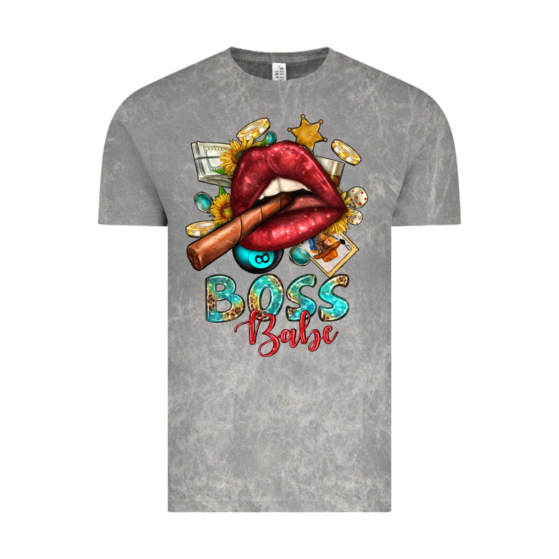 Western Boss Babe Cigar Lip Vintage Tee by BundleAndBundleShop | Teevron