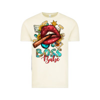 Vintage Arctic Western Boss Babe Cigar Lip Vintage Tee - BundleAndBundleShop